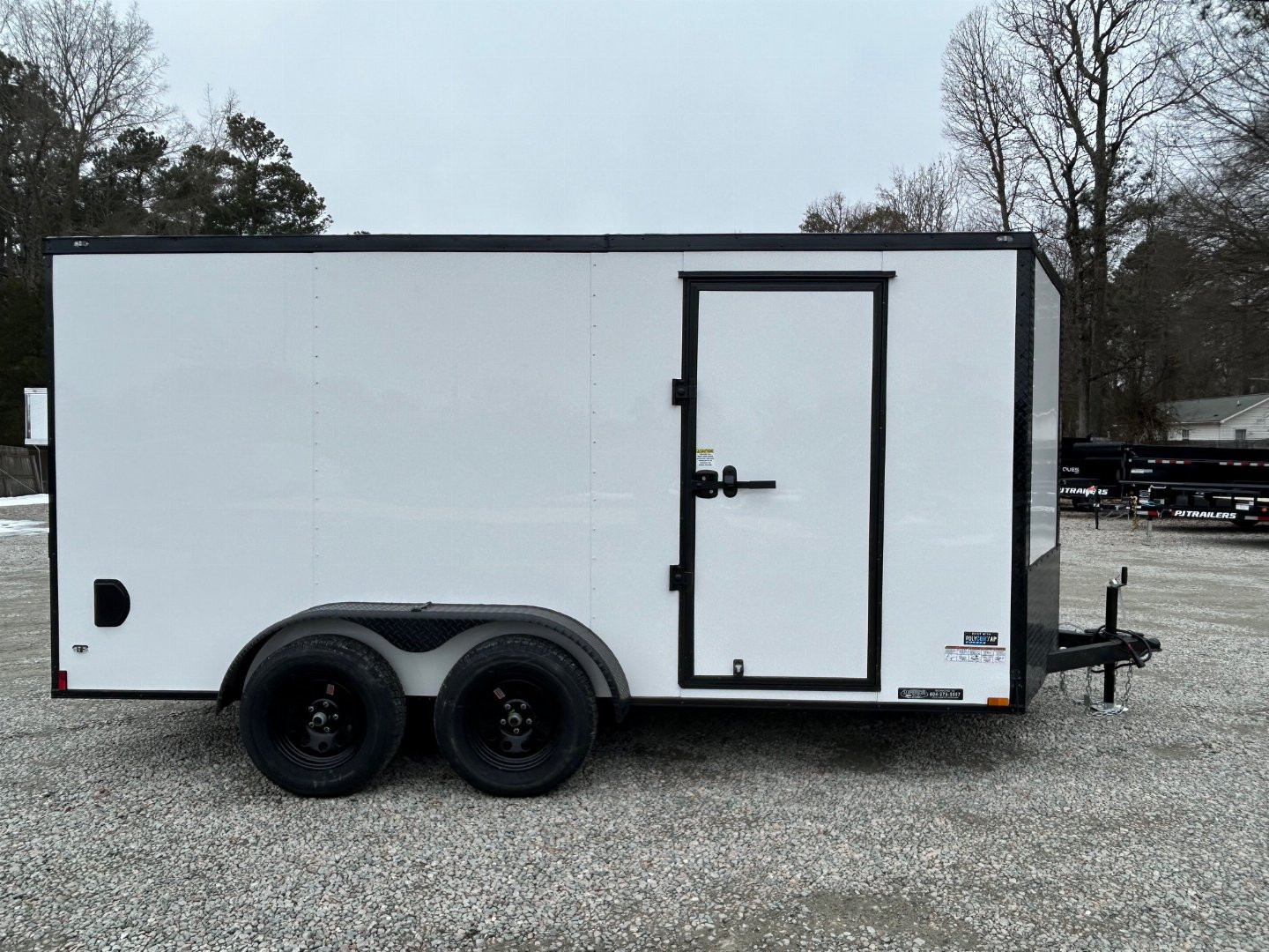 New 2026 Anvil 7X14 7K w/ Black Out Package, & Ramp Door Cargo / Enclosed Trailer