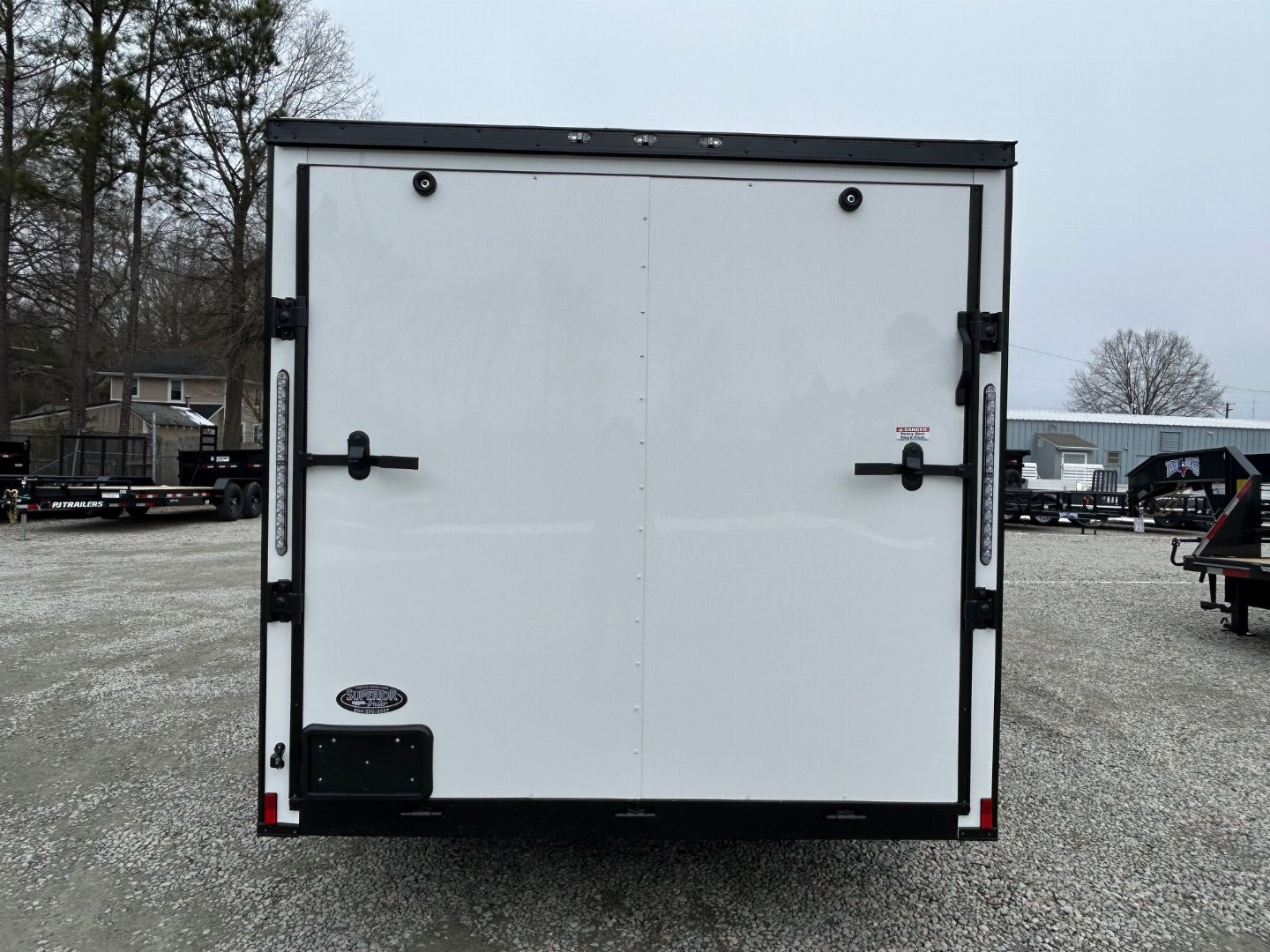 New 2026 Anvil 7X14 7K w/ Black Out Package, & Ramp Door Cargo / Enclosed Trailer