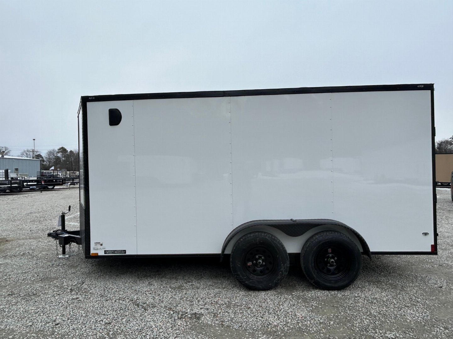 New 2026 Anvil 7X14 7K w/ Black Out Package, & Ramp Door Cargo / Enclosed Trailer