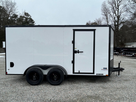 New 2026 Anvil 7X14 7K w/ Black Out Package, & Ramp Door Cargo / Enclosed Trailer