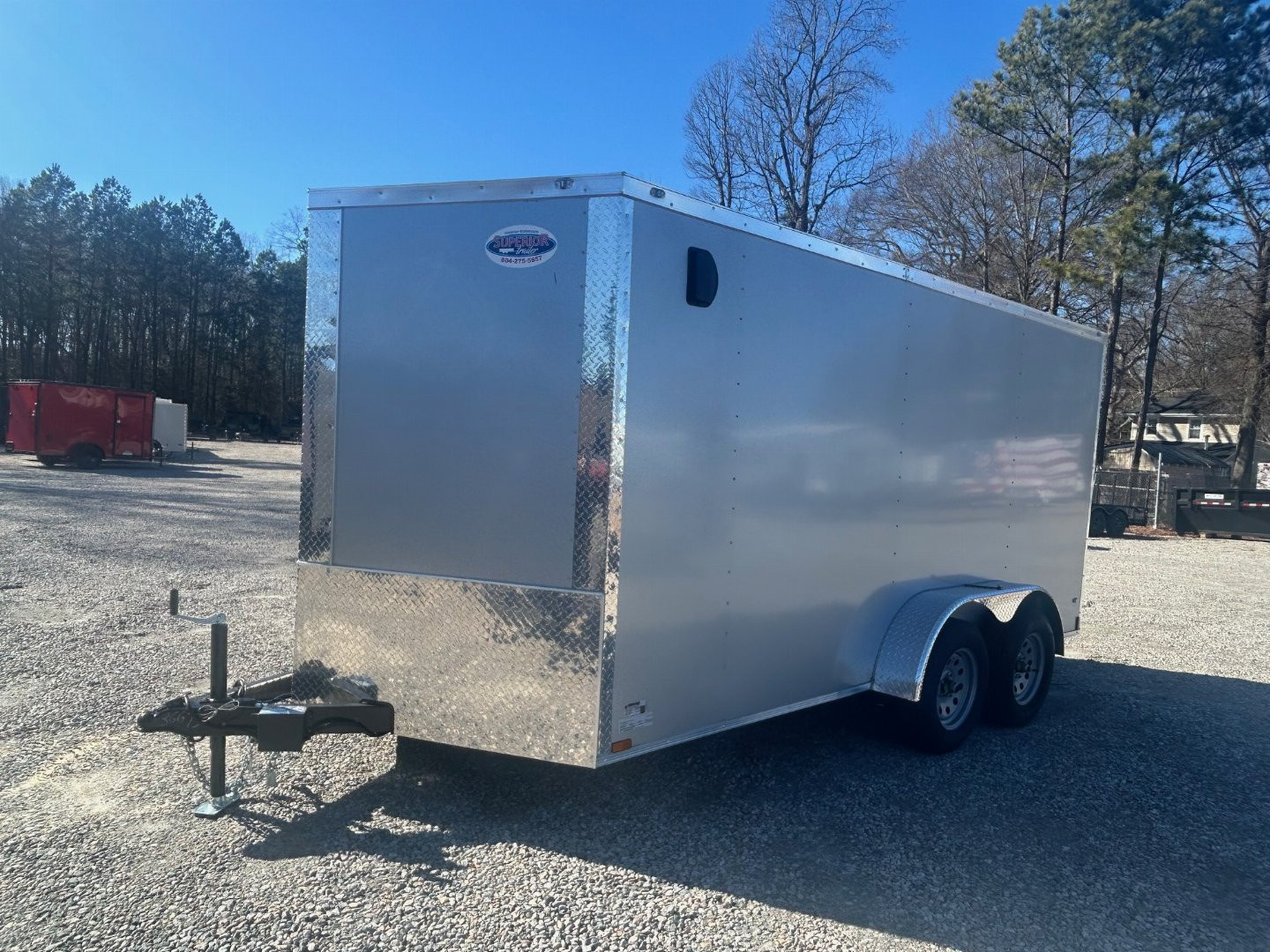 New 2026 Anvil 7X14 7K w/ Extra Height & Ramp Door Cargo / Enclosed Trailer