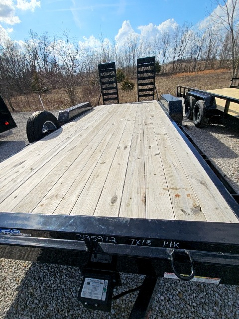 Used 2023 Sure-Trac 7 x 18 (16+2) 14K Equipment Trailer