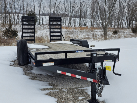 Used 2023 Sure-Trac 7 x 18 (16+2) 14K Equipment Trailer