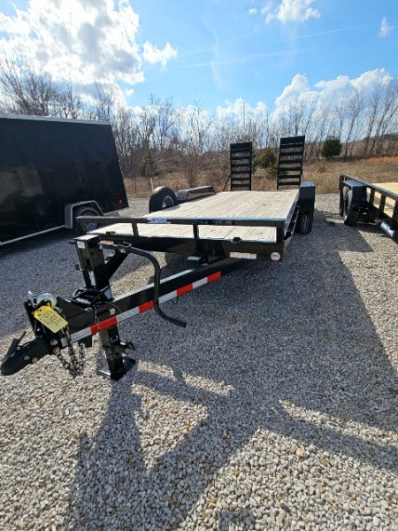 Used 2023 Sure-Trac 7 x 18 (16+2) 14K Equipment Trailer