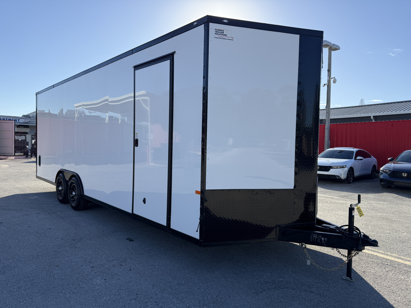 New 2026 Rock Solid Cargo 8.5x24 10K Black Out Package Enclosed Car Hauler