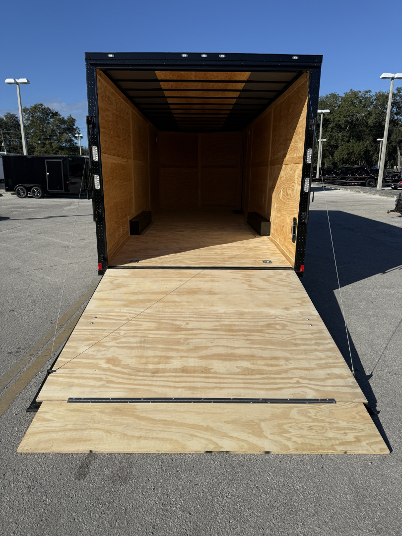 New 2026 Rock Solid Cargo 8.5x24 10K Black Out Package Enclosed Car Hauler