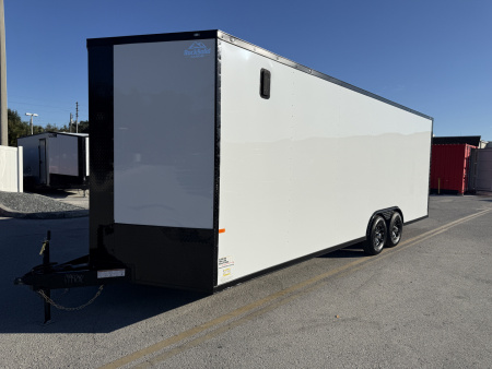 New 2026 Rock Solid Cargo 8.5x24 10K Black Out Package Enclosed Car Hauler