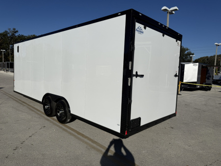 New 2026 Rock Solid Cargo 8.5x24 10K Black Out Package Enclosed Car Hauler