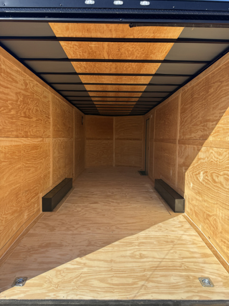 New 2026 Rock Solid Cargo 8.5x24 10K Black Out Package Enclosed Car Hauler