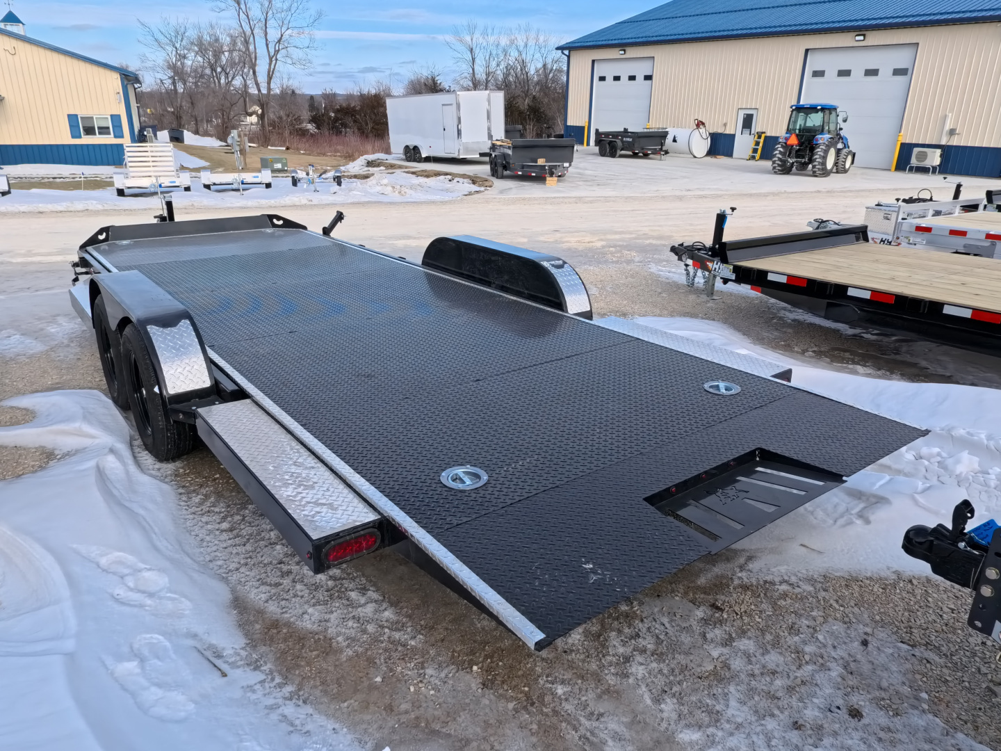 New 2026 Iron Bull 83 x 20 TRB Tilt Carhauler with Steel Decking, Gravity Tilt and 7,000 lb. GVWR