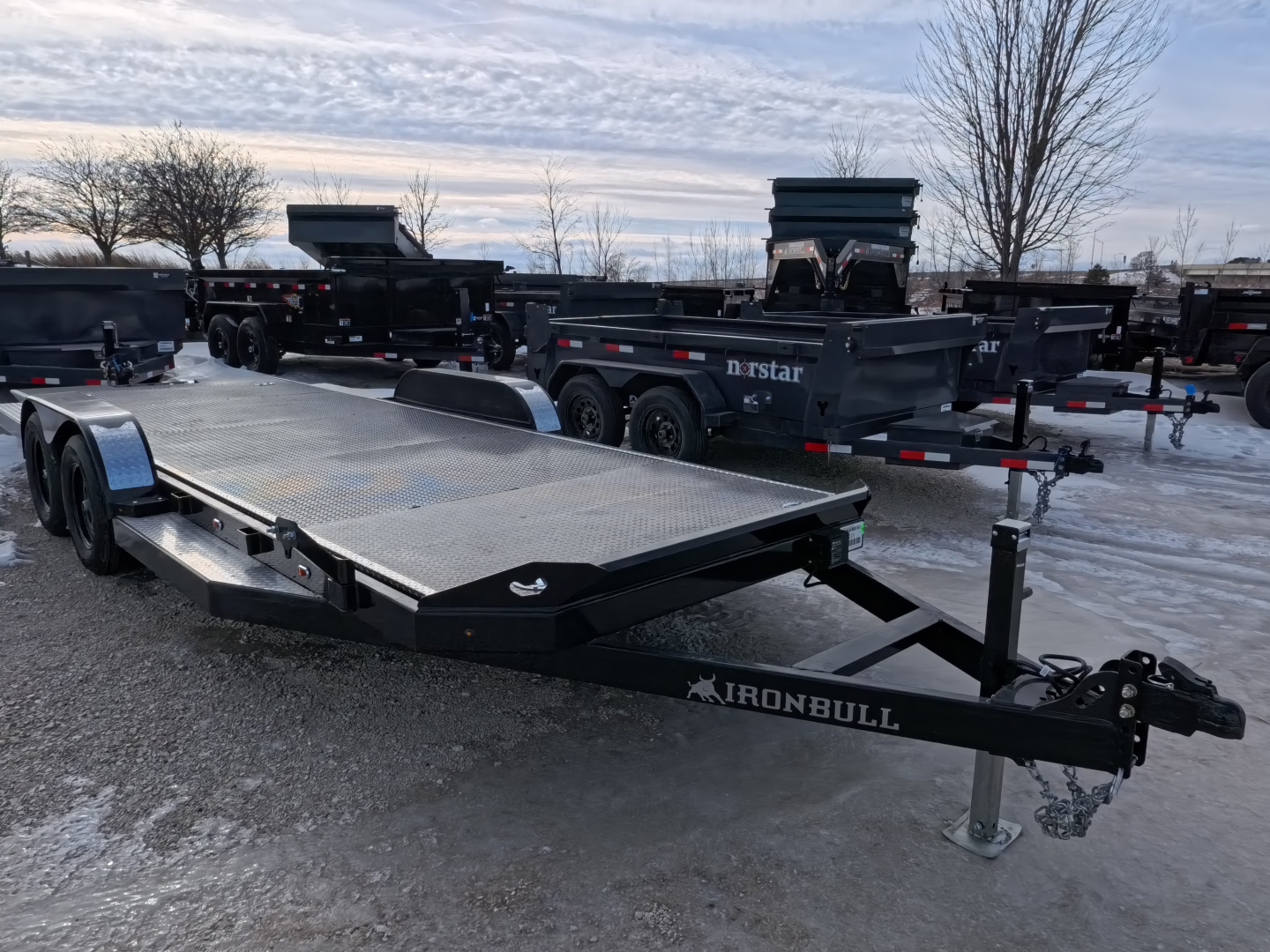 New 2026 Iron Bull 83 x 20 TRB Tilt Carhauler with Steel Decking, Gravity Tilt and 7,000 lb. GVWR