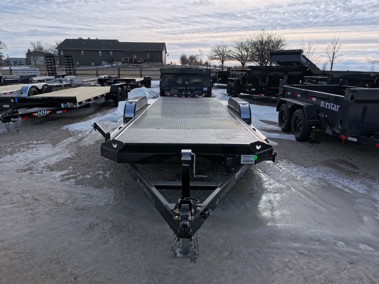 New 2026 Iron Bull 83 x 20 TRB Tilt Carhauler with Steel Decking, Gravity Tilt and 7,000 lb. GVWR