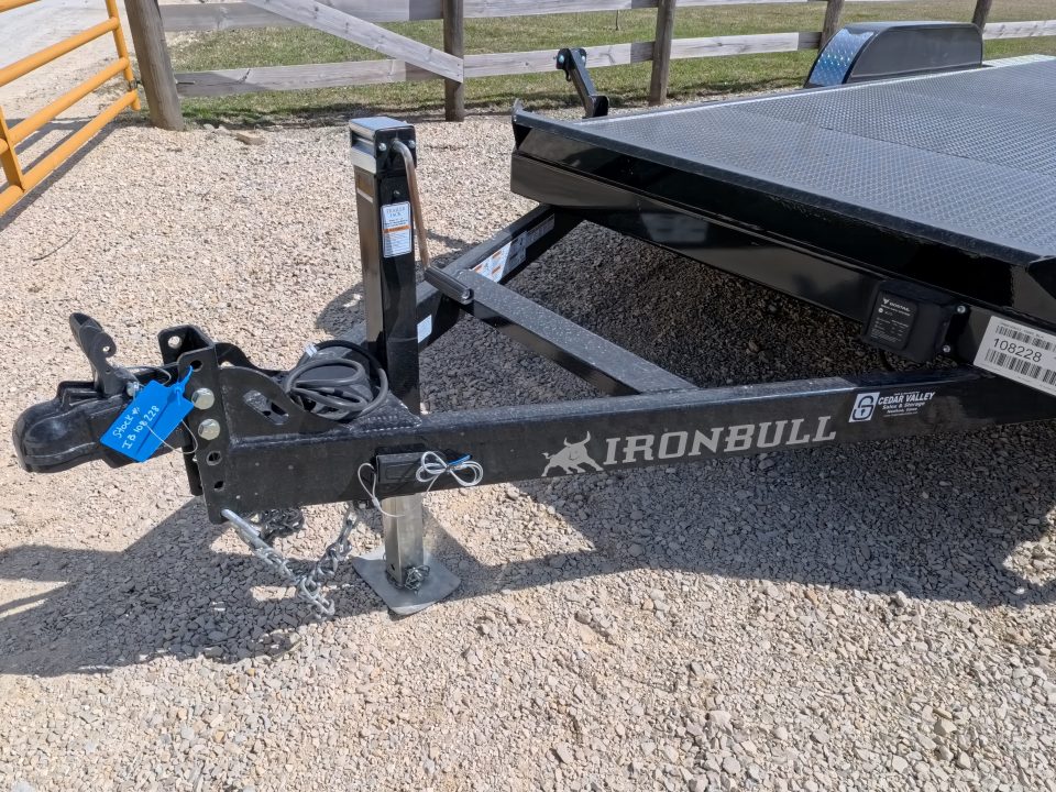 New 2026 Iron Bull 83 x 20 TRB Tilt Carhauler with Steel Decking, Gravity Tilt and 7,000 lb. GVWR
