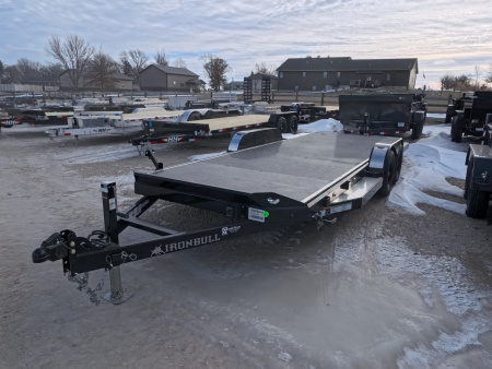 New 2026 Iron Bull 83 x 20 TRB Tilt Carhauler with Steel Decking, Gravity Tilt and 7,000 lb. GVWR