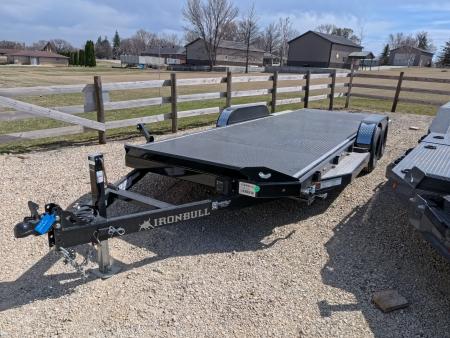 New 2026 Iron Bull 83 x 20 TRB Tilt Carhauler with Steel Decking, Gravity Tilt and 7,000 lb. GVWR