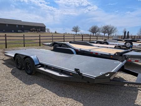New 2026 Iron Bull 83 x 20 TRB Tilt Carhauler with Steel Decking, Gravity Tilt and 7,000 lb. GVWR