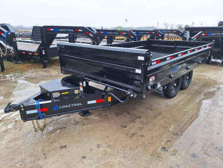 New 2026 Load Trail 96x14 Deck Over Dump Trailer W/ Fold Down Sides