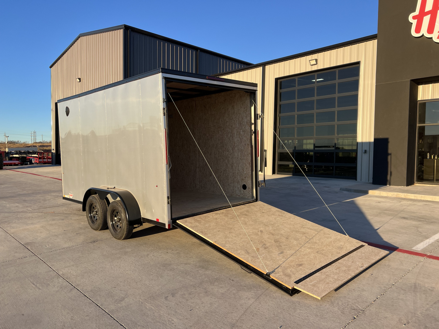 New 2026 Compass 7'x14' Enclosed Cargo Trailer - Indigo DLX