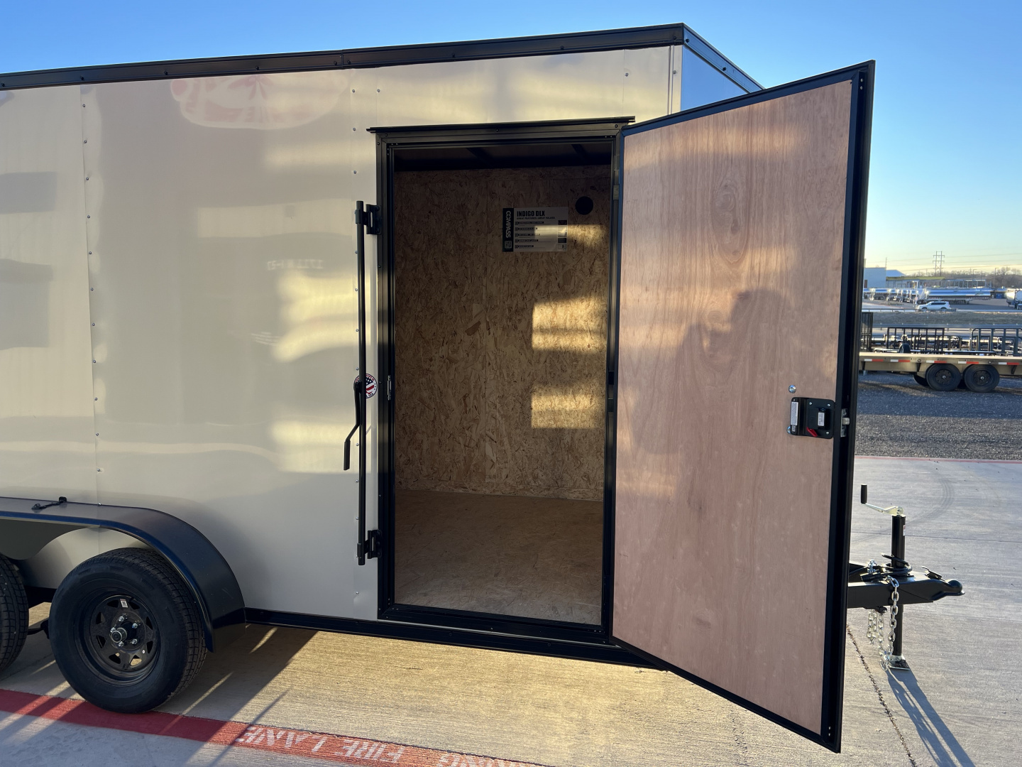 New 2026 Compass 7'x14' Enclosed Cargo Trailer - Indigo DLX