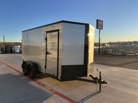 New 2026 Compass 7'x14' Enclosed Cargo Trailer - Indigo DLX