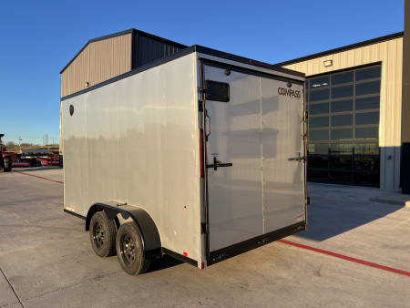 New 2026 Compass 7'x14' Enclosed Cargo Trailer - Indigo DLX