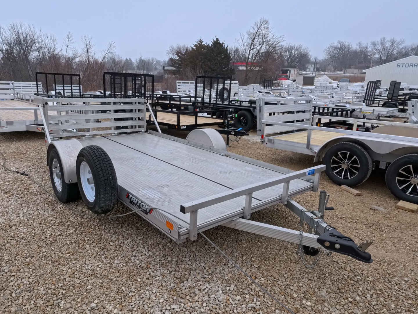 Used 2022 Triton Trailers USED 72 x 12 FIT Utility with 2,990 lb. GVWR