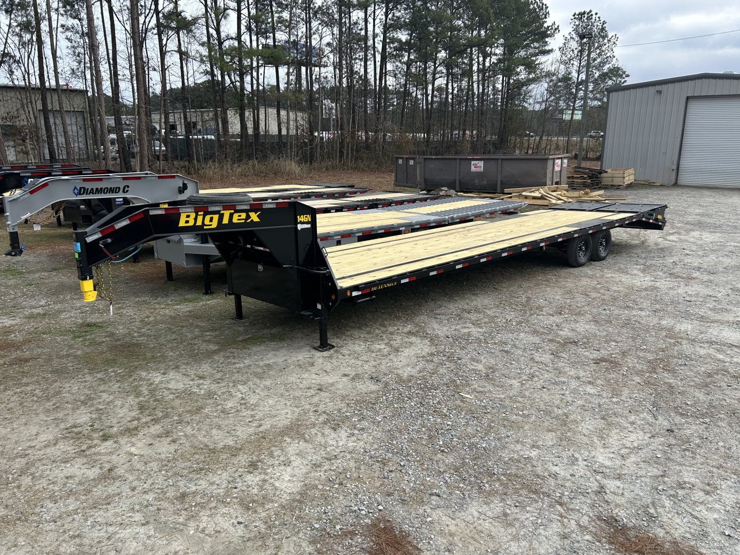 New 2026 Big Tex Trailers 14GN35 30ft Deck + 5ft Dovetail with Mega Ramps