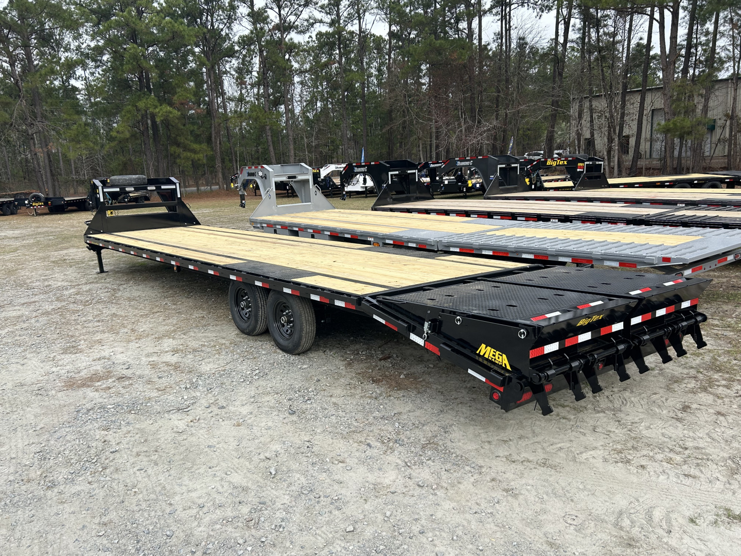 New 2026 Big Tex Trailers 14GN35 30ft Deck + 5ft Dovetail with Mega Ramps