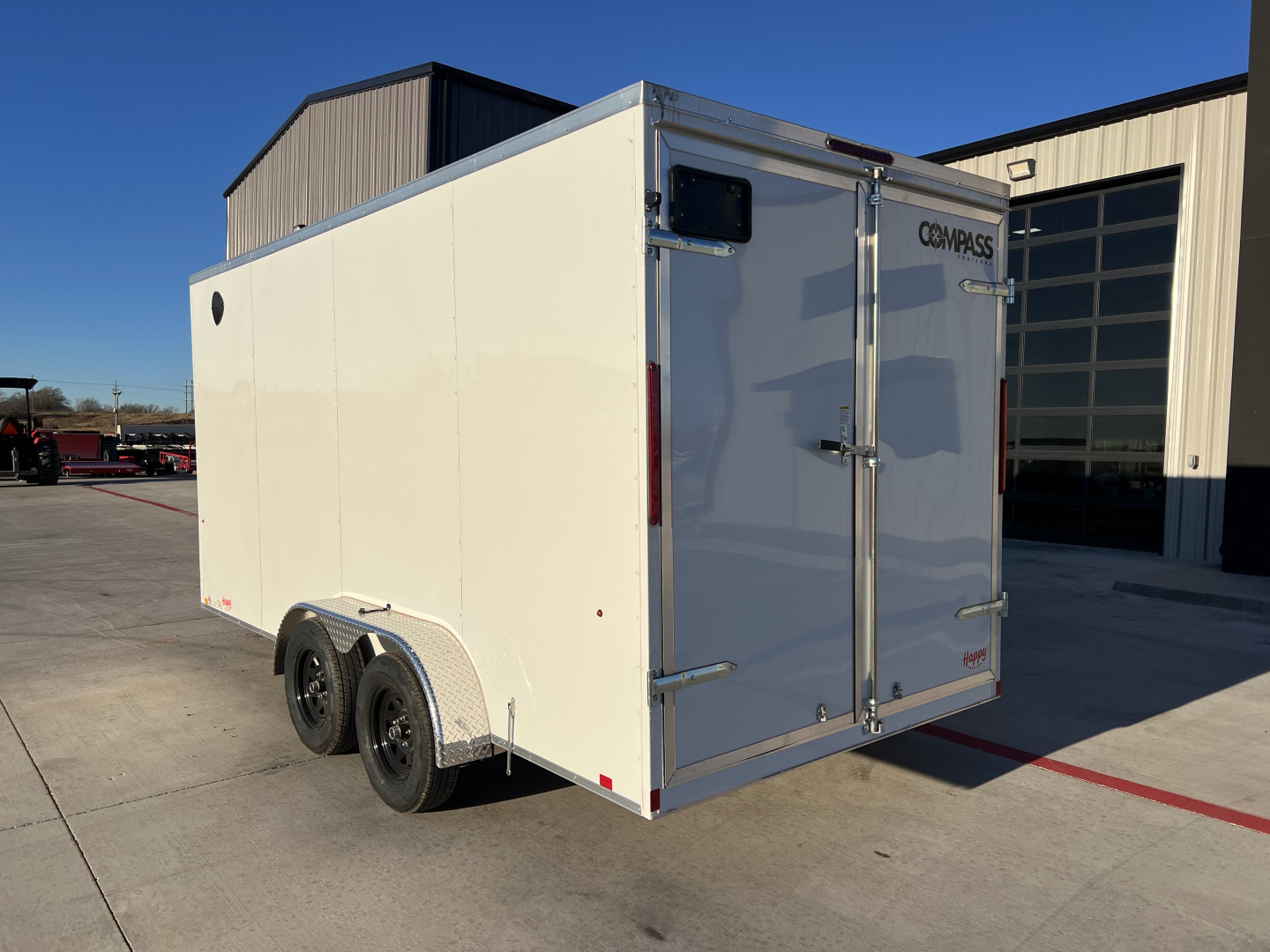 New 2026 Compass 7'x16' Enclosed Cargo Trailer - Indigo DLX