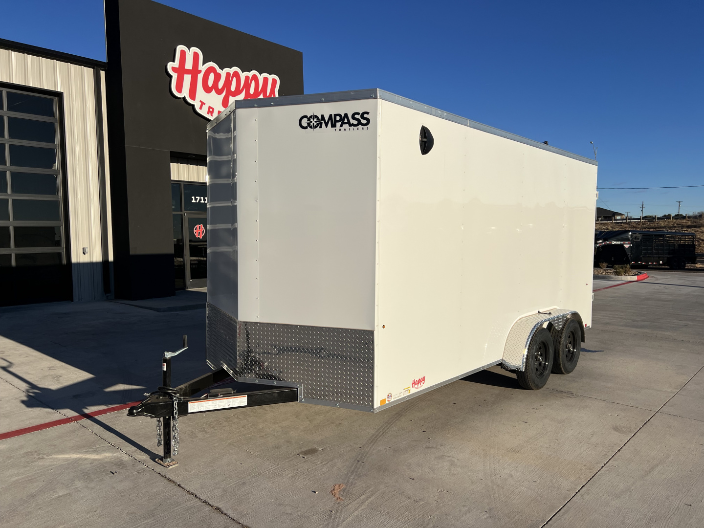 New 2026 Compass 7'x16' Enclosed Cargo Trailer - Indigo DLX