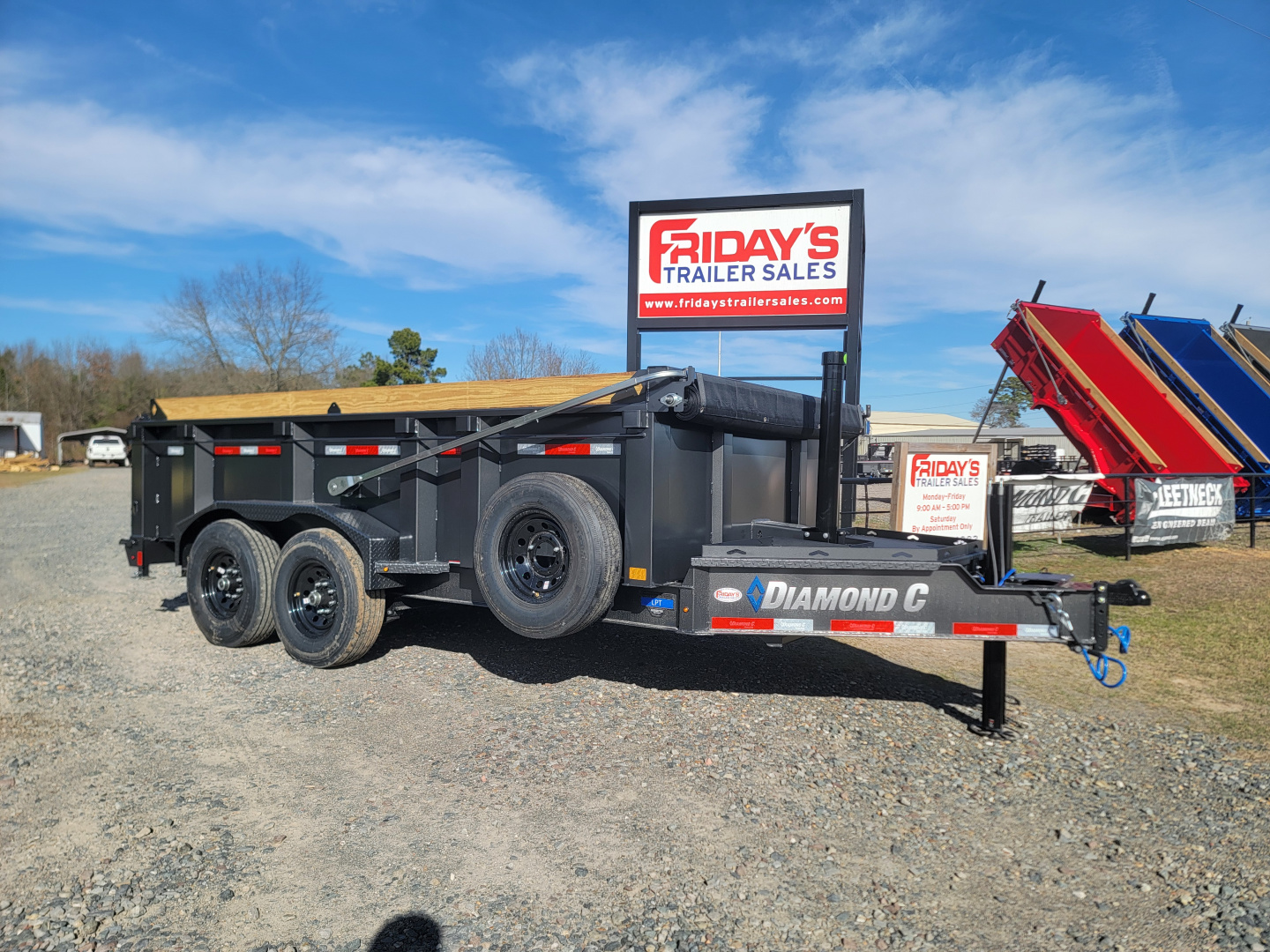 New 2026 Diamond C Trailers LPT207 14' x 82" Pacesetter Edition Dump Trailer