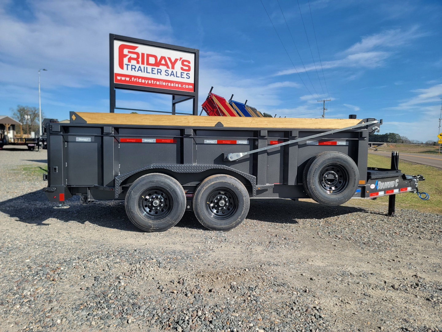 New 2026 Diamond C Trailers LPT207 14' x 82" Pacesetter Edition Dump Trailer