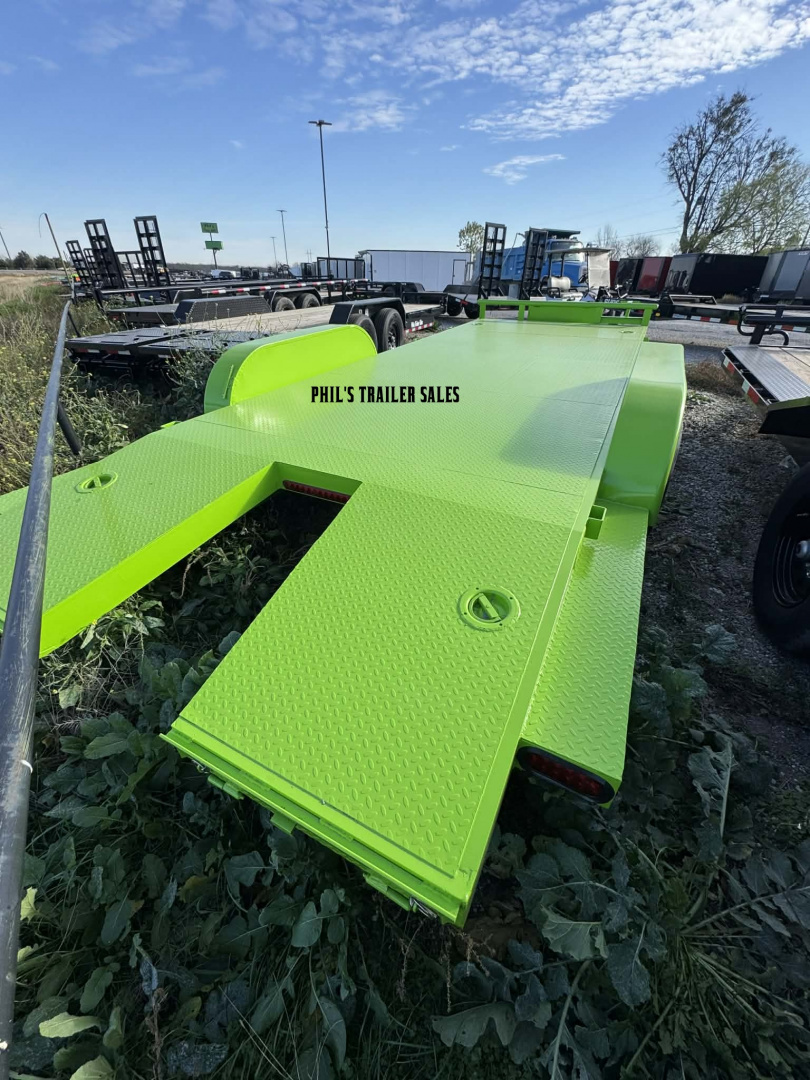 New 2025 Stanley Trailers 83X24 OPEN CAR HAULER Car Hauler EQUIPMENT TRAILER SPLIT TAIL UPGRADED 6K AXLES