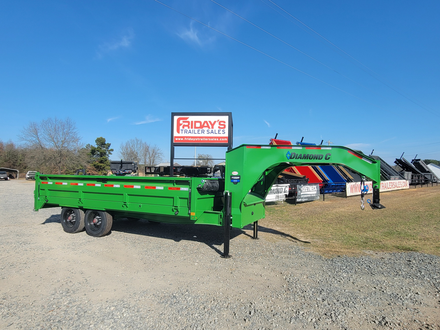 New 2026 Diamond C Trailers DOD210 Gooseneck 16'X96" Dump Trailer