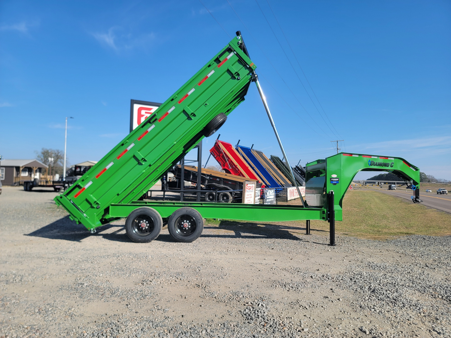 New 2026 Diamond C Trailers DOD210 Gooseneck 16'X96" Dump Trailer