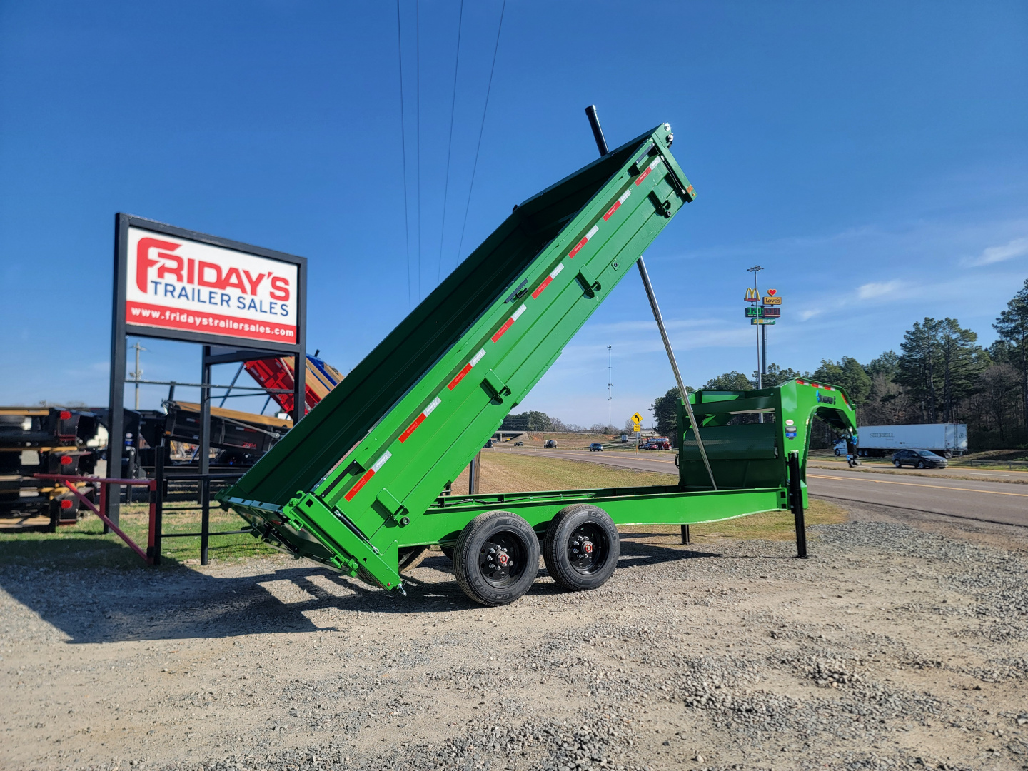 New 2026 Diamond C Trailers DOD210 Gooseneck 16'X96" Dump Trailer