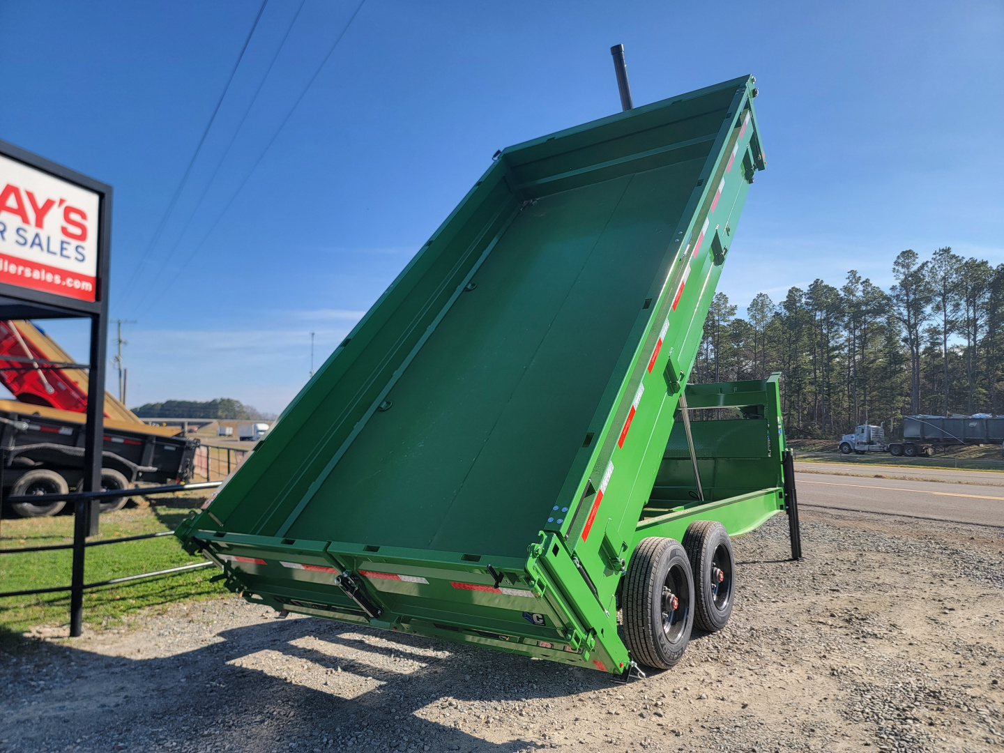 New 2026 Diamond C Trailers DOD210 Gooseneck 16'X96" Dump Trailer