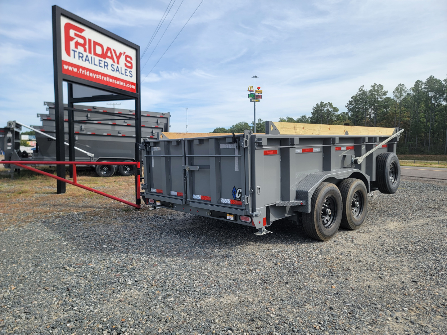 New 2026 Diamond C Trailers LPT207 14' x 82" Pacesetter Edition Dump Trailer