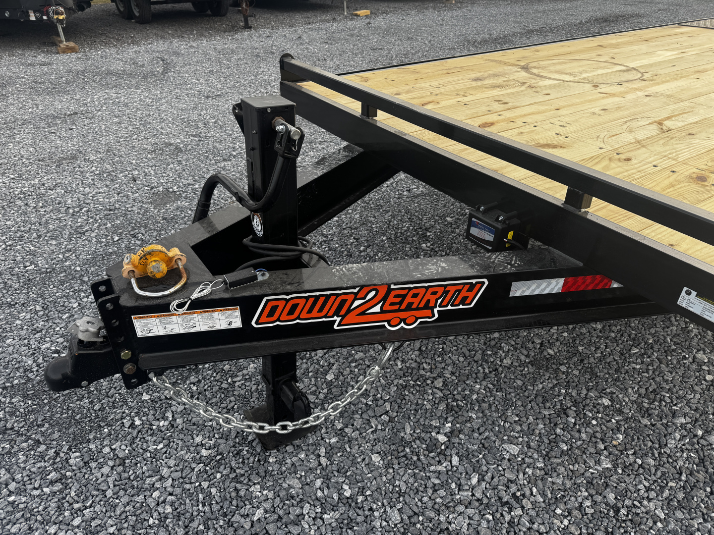 New 2026 Down 2 Earth Trailers DTE824DO7B-1 24 Foot 14K Deckover Equipment Trailer