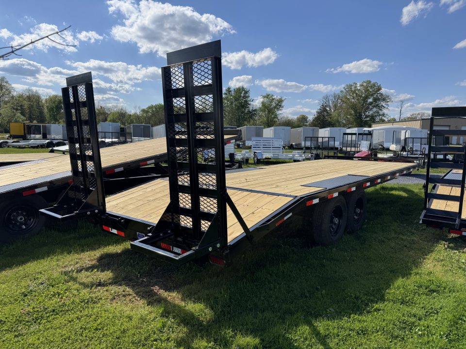 New 2026 Down 2 Earth Trailers DTE824DO7B-1 24 Foot 14K Deckover Equipment Trailer