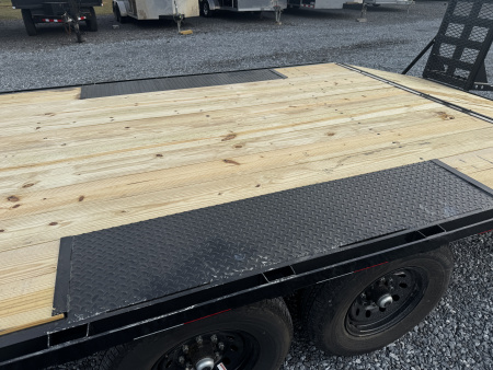 New 2026 Down 2 Earth Trailers DTE824DO7B-1 24 Foot 14K Deckover Equipment Trailer