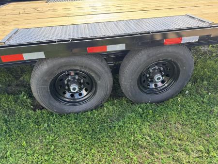 New 2026 Down 2 Earth Trailers DTE824DO7B-1 24 Foot 14K Deckover Equipment Trailer