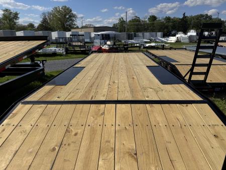 New 2026 Down 2 Earth Trailers DTE824DO7B-1 24 Foot 14K Deckover Equipment Trailer