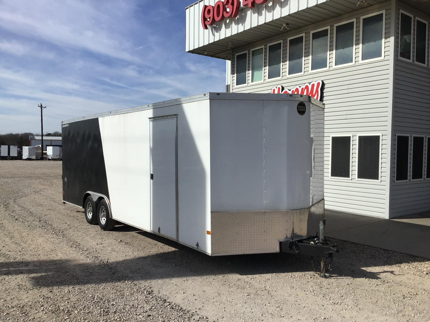 Used - 2022 Wells Cargo 8.5'x24' Enclosed Cargo Trailer