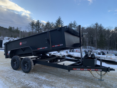 New 2026 U-DUMP 7X14 Dump Trailer / 32  Sides / Telescopic Cylinder/ Tarp & Ramps - 14k GVW