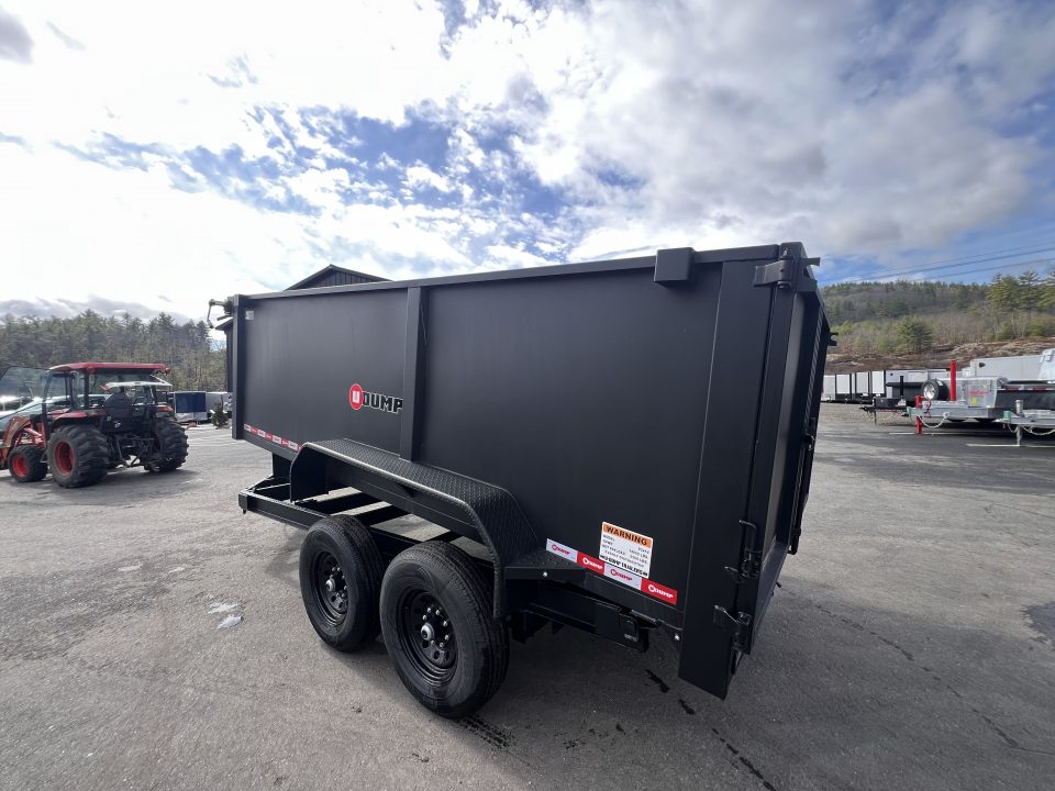 New 2026 U-DUMP 7X14 Dump Trailer / 4ft Sides / Telescopic Cylinder/ Tarp & Ramps - 14k GVW