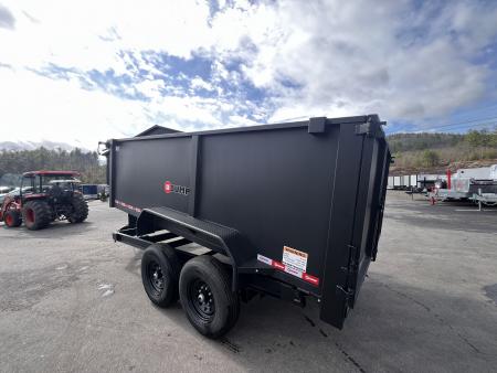New 2026 U-DUMP 7X14 Dump Trailer / 4ft Sides / Telescopic Cylinder/ Tarp & Ramps - 14k GVW