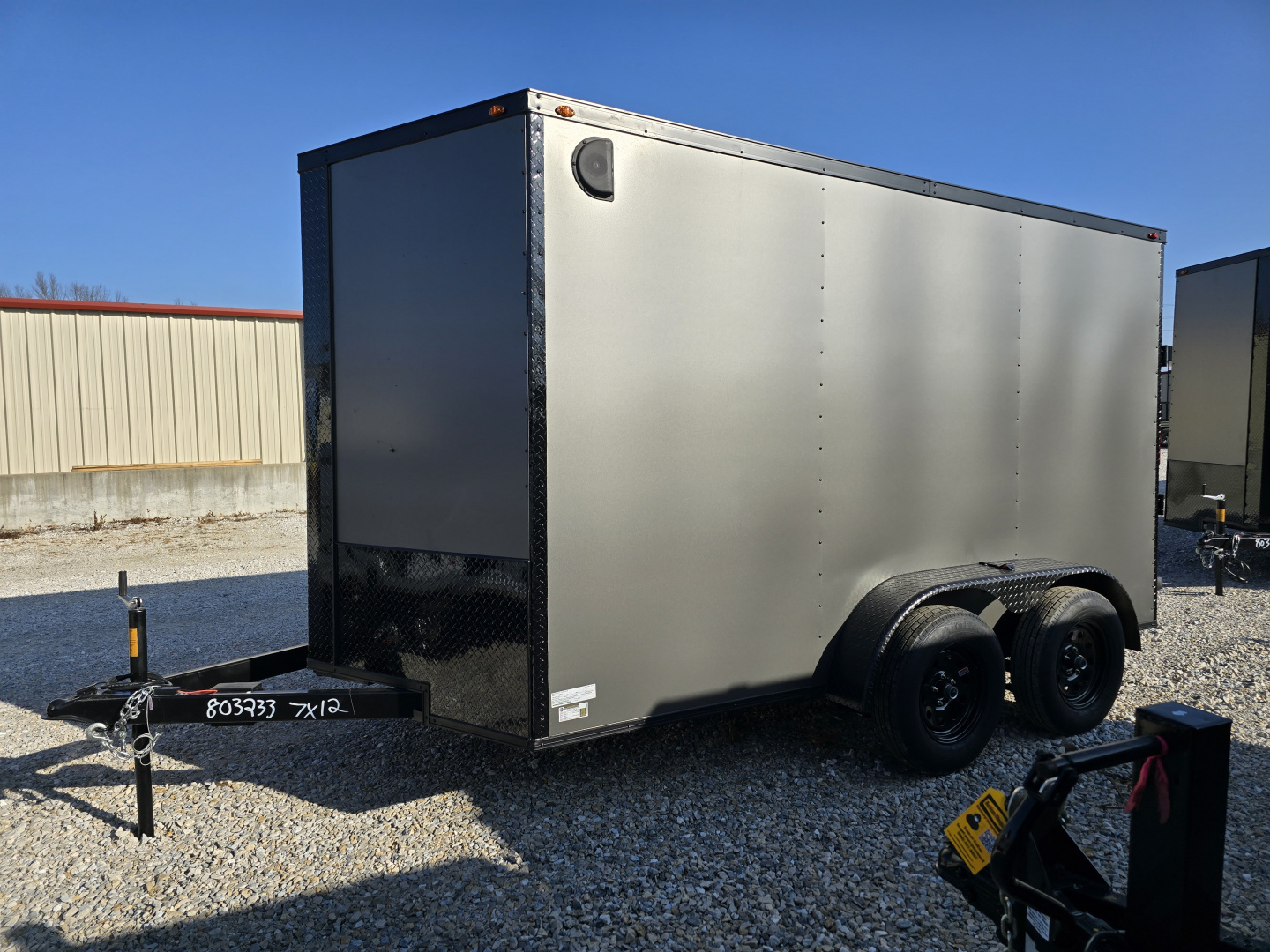 New 2026 Mammoth 7x12 TA , 6'3" interior height, 35k axles, .080 polycore Cargo / Enclosed Trailer