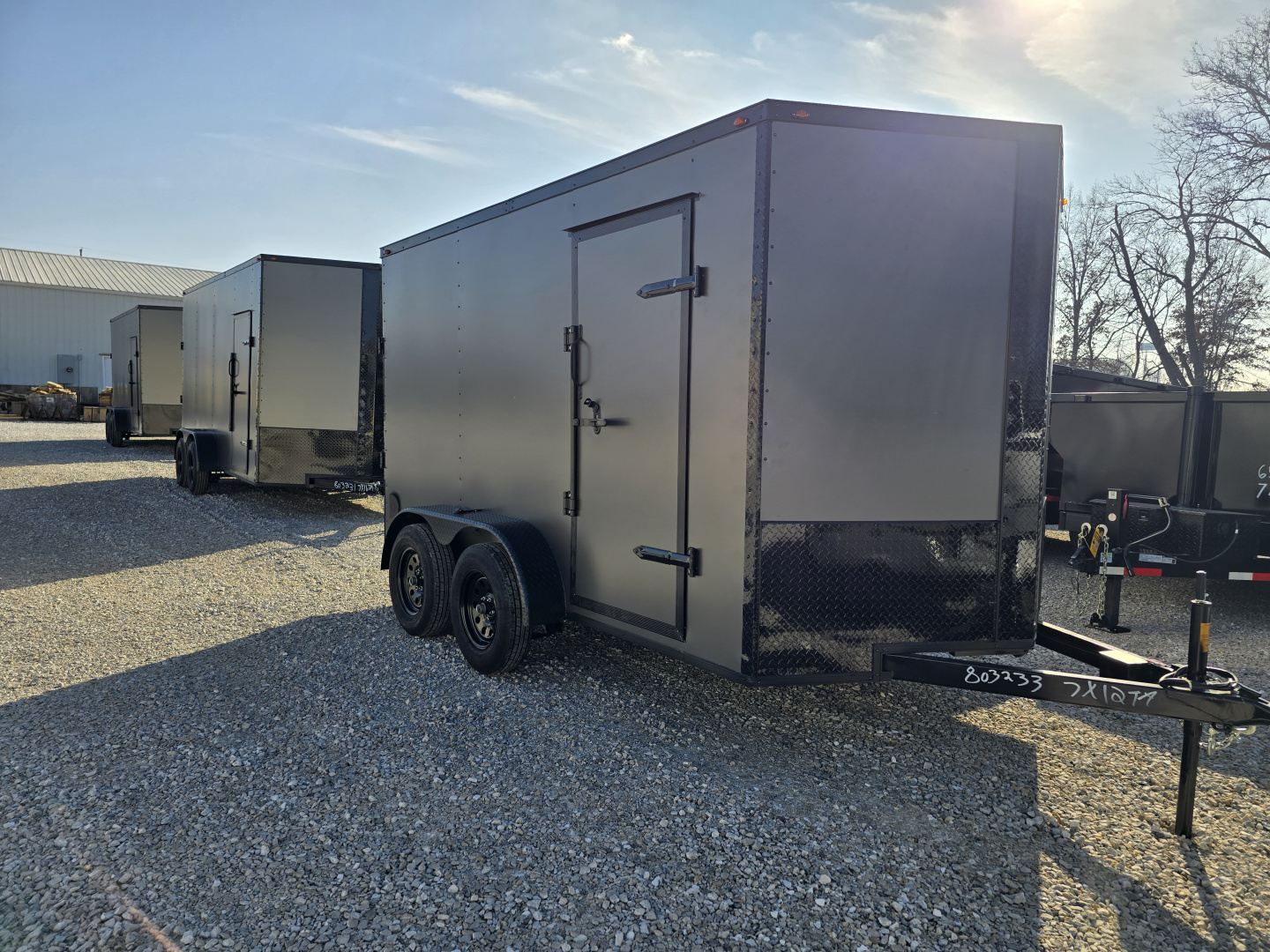 New 2026 Mammoth 7x12 TA , 6'3" interior height, 35k axles, .080 polycore Cargo / Enclosed Trailer