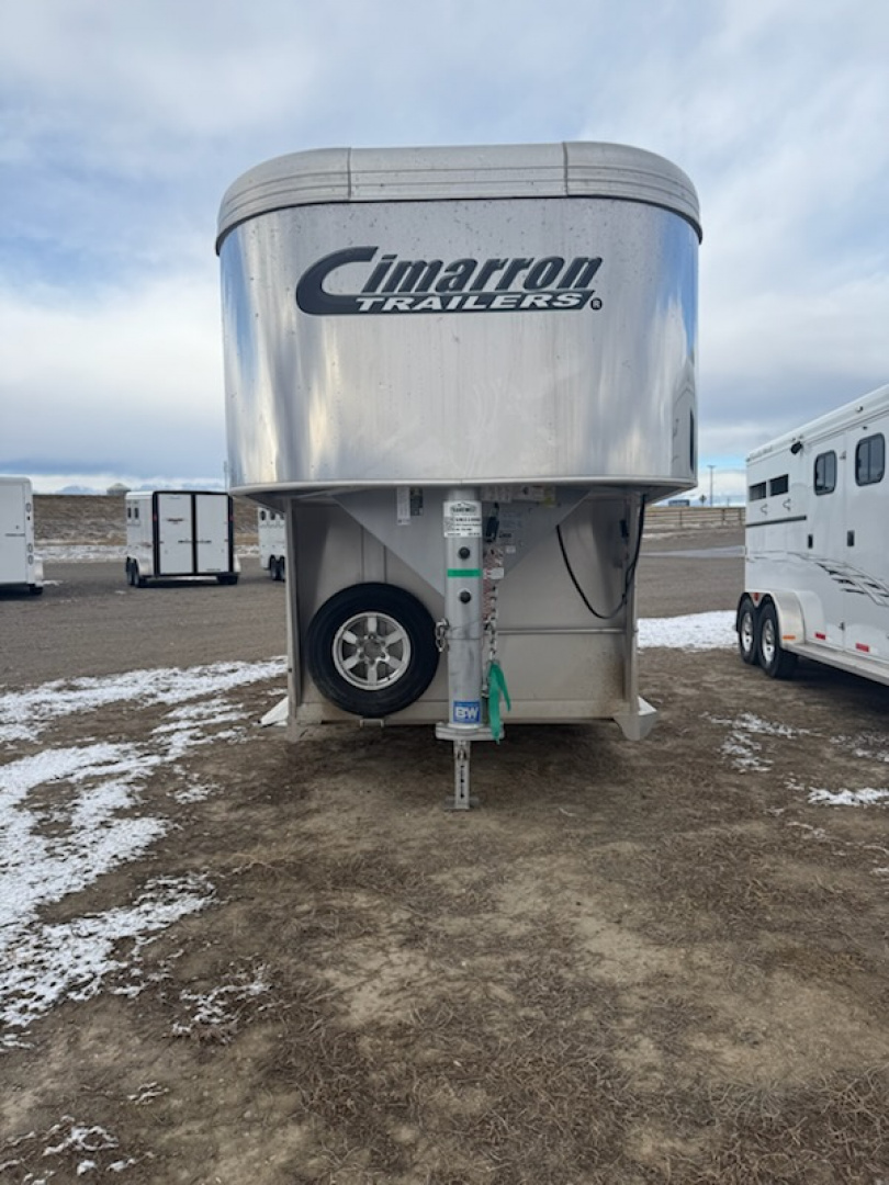 Used 2023 Cimarron Trailers 2H GN Horse Trailer